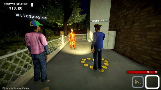 Shift at Midnight gameplay showing ID inspection mechanic