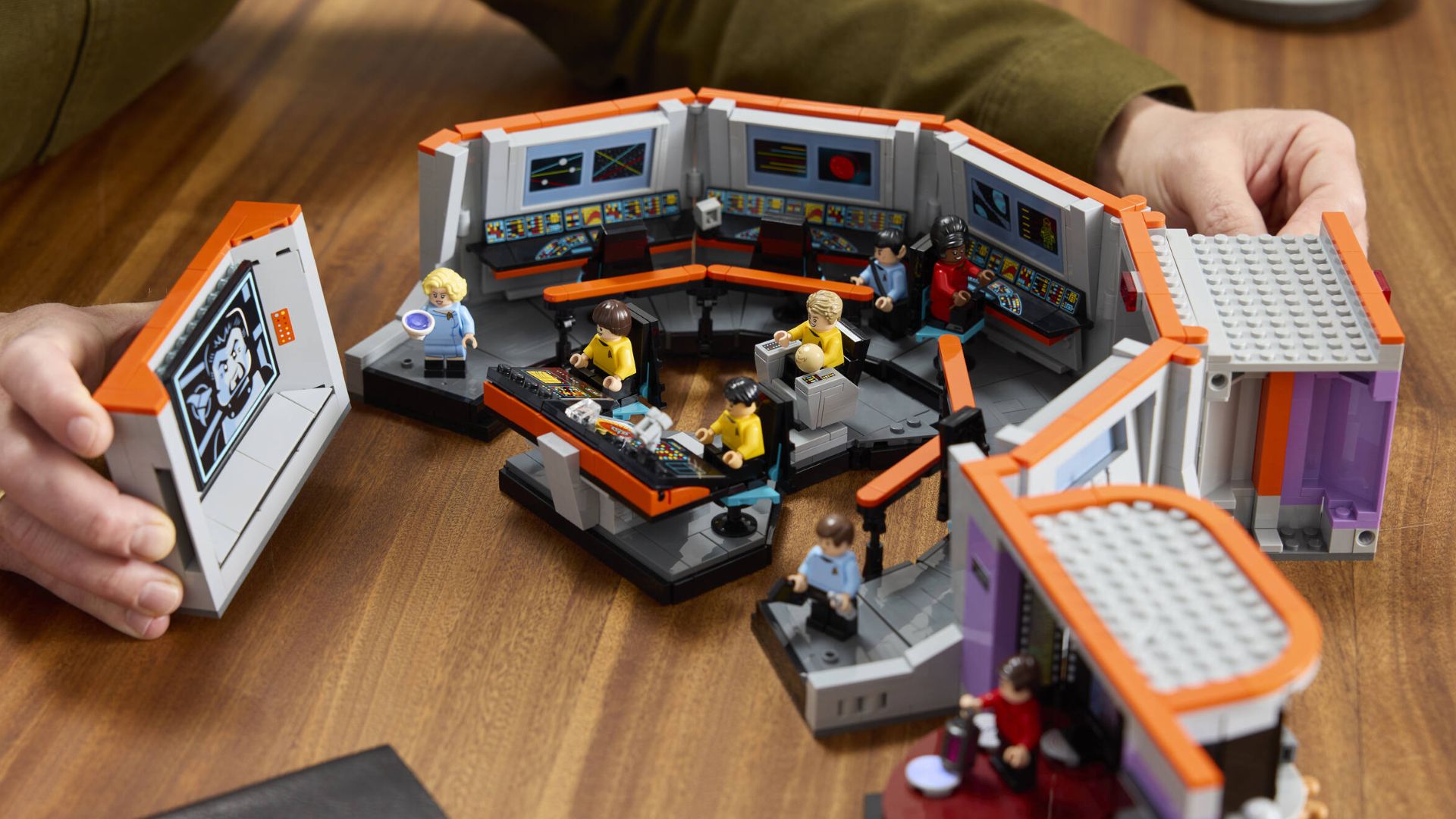 Lego Star Trek Enterprise Bridge Set Returns to Original Series with Shields Up and Tribbles Ready