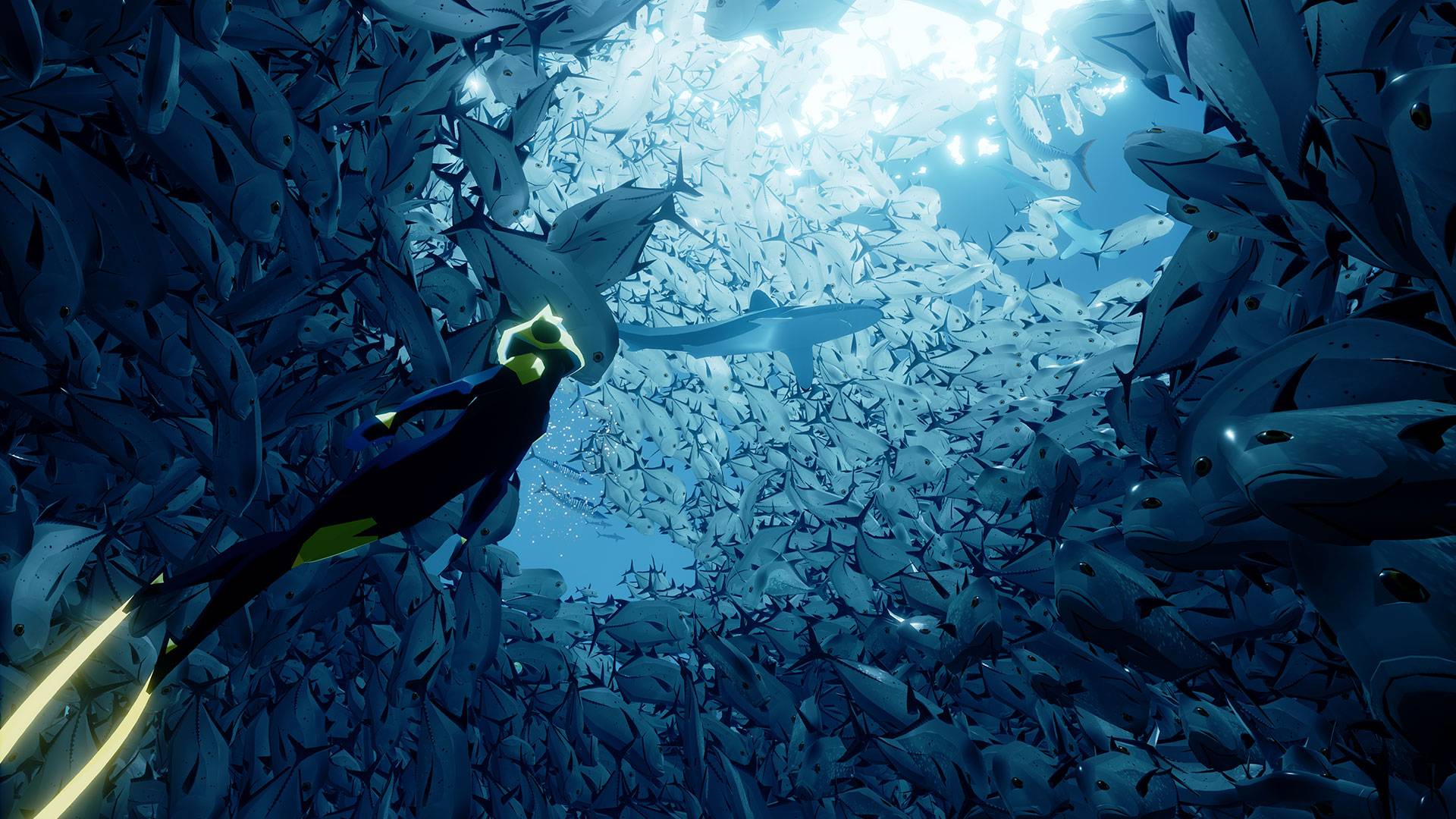 Abzu underwater scene