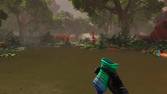 Blind Descent gameplay screenshot showing the underground Martian environment