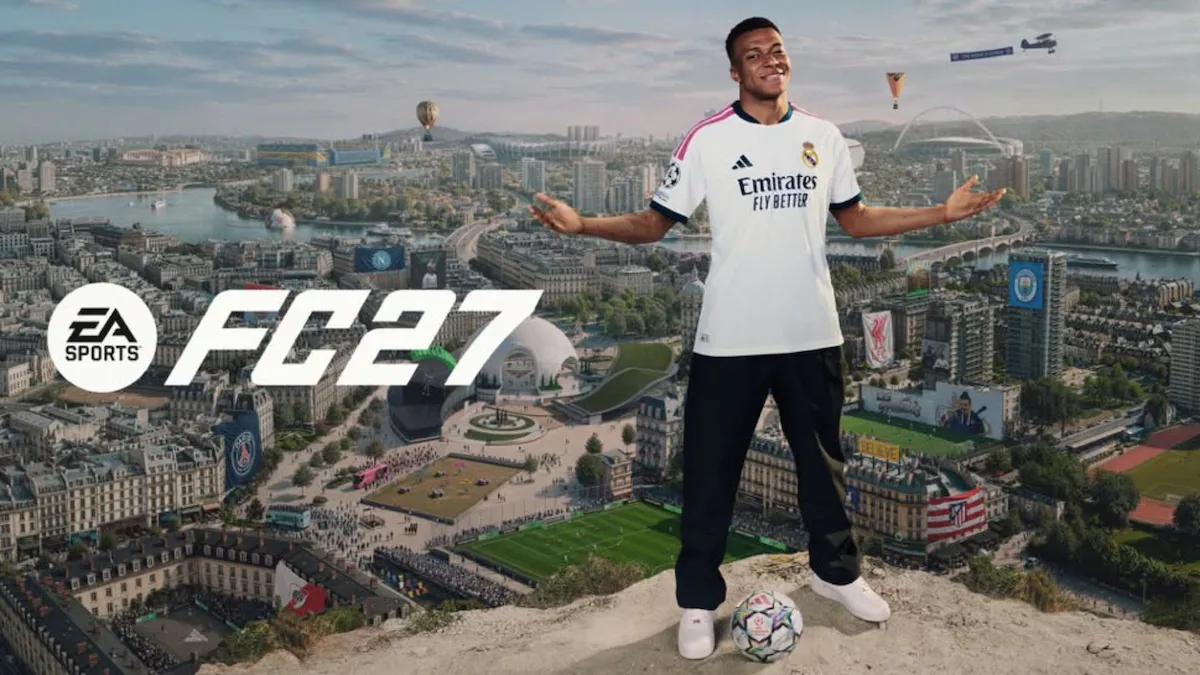 EA FC 27's Open-World 'The Grounds' Mode Teased on Mbappé Cover Art