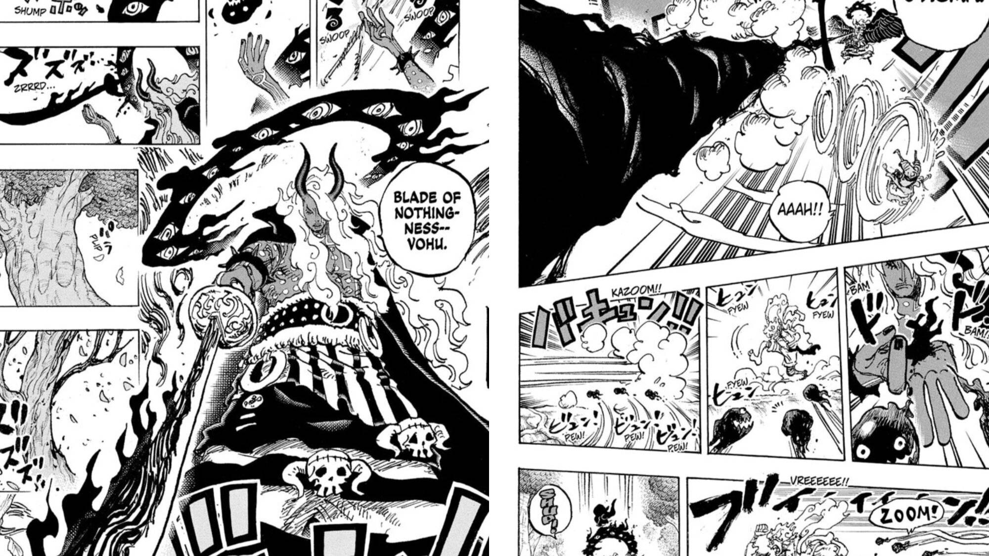 Shanks unleashing Conqueror's Haki