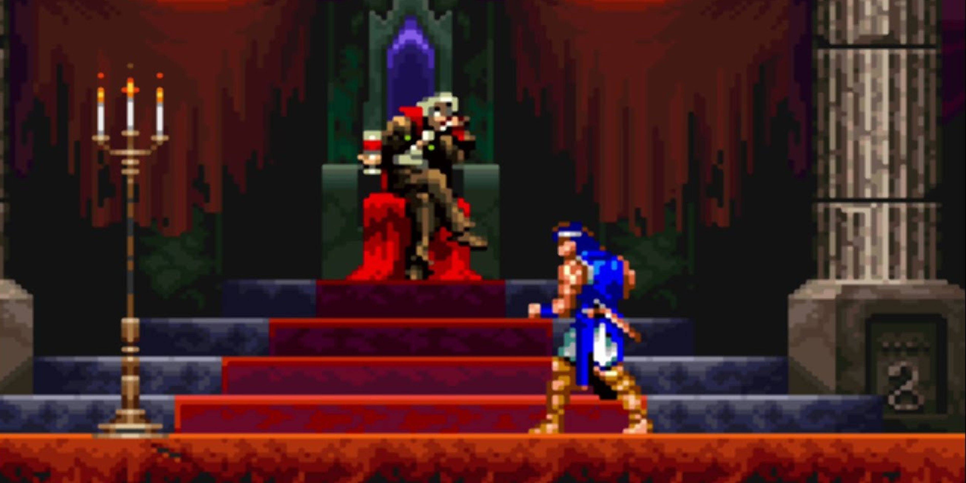 Dracula in Castlevania: Symphony of the Night