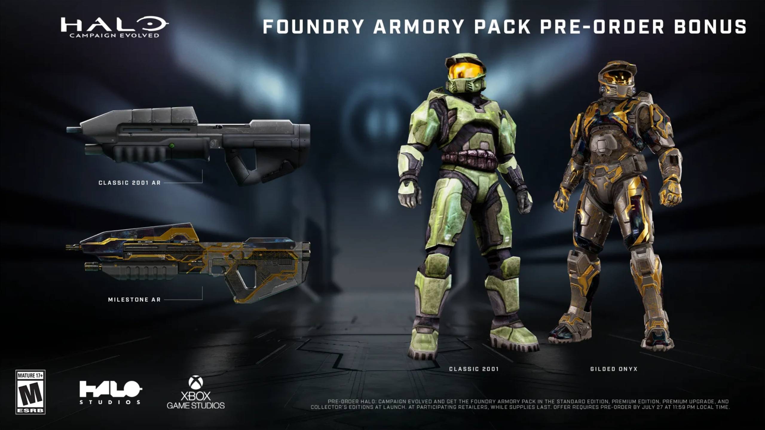 Pre-order bonuses for Halo Campaign Evolved