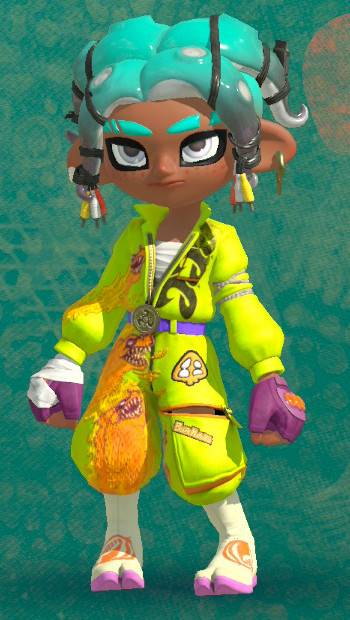 Frye amiibo outfit in Splatoon Raiders