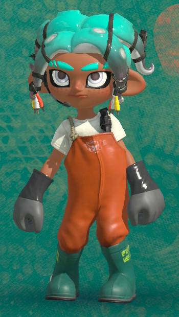 Amiibo outfit in Splatoon Raiders