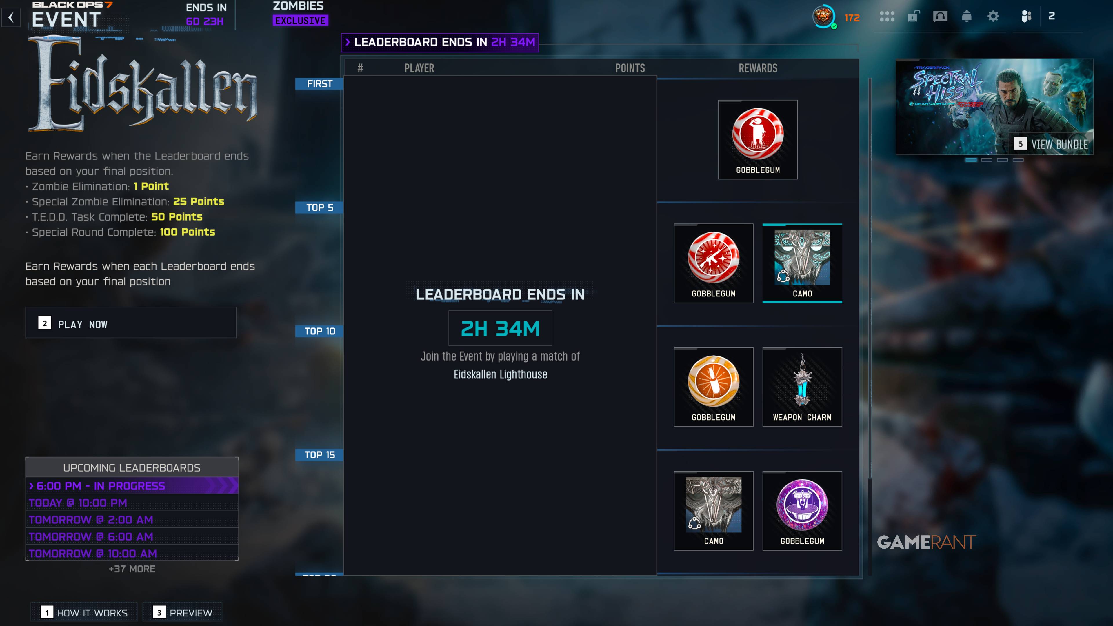 Gameplay on the Eidskallen Lighthouse Survival Map